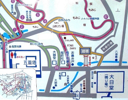 鐘楼付近MAP